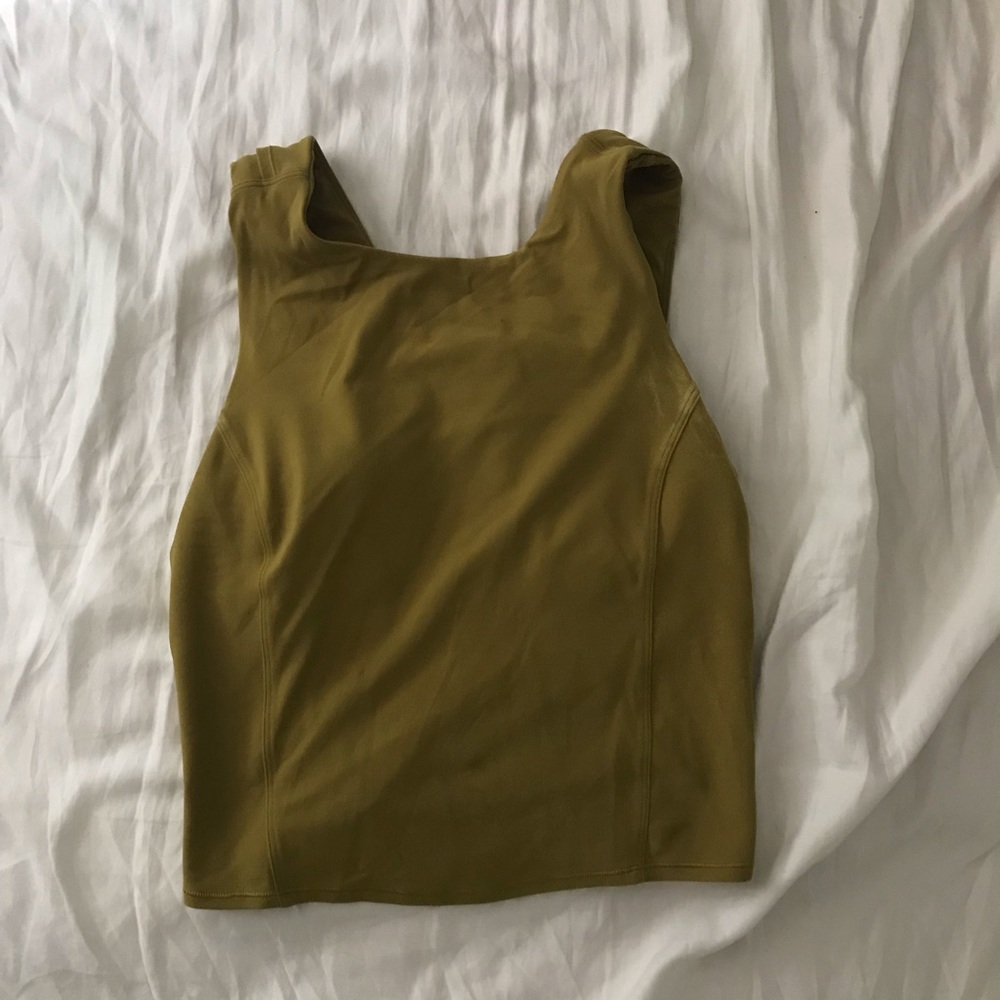 Lululemon Nulu Twist Crop Tank Top